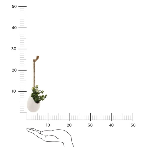 Umělá závěsná rostlina tmavá 11 cm