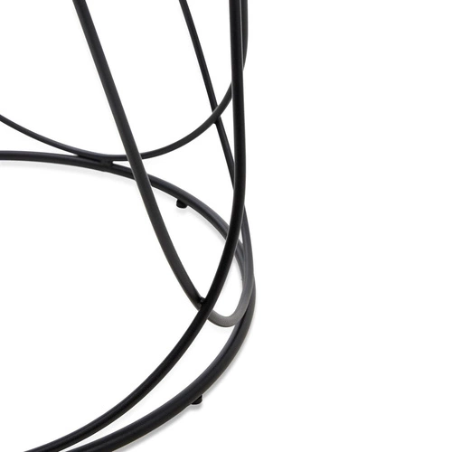 Kulatý konferenční stolek Jenna bílý mramor 60 cm moderní glamour do obýváku Intesi