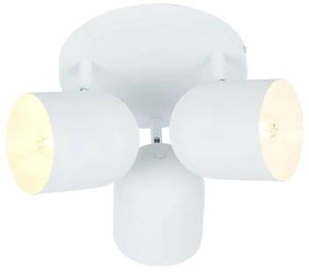 Stropní lampa Azuro stropní svítidlo 3x40W E27 bílá