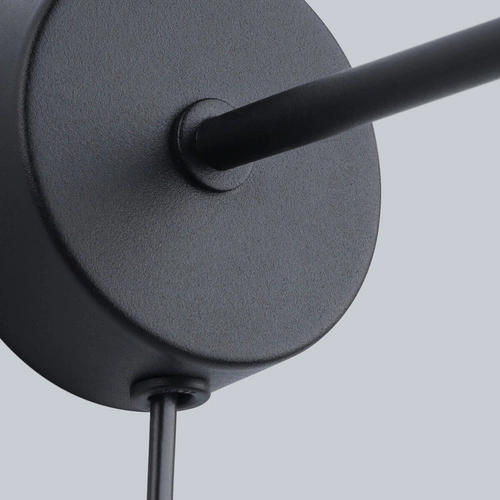 Nástěnné svítidlo SUBA černé kovové industriální do obývacího pokoje a ložnice SOLLUX LIGHTING