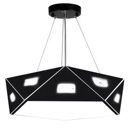 Závěsná lampa Nemesis # # pět úhlů 42 24W LED 4000K černá