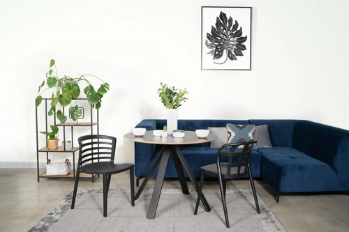 Bílá jídelní a zahradní židle Muna Intesi moderní stohovatelná snadno čistitelná