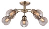 Závěsná lampa Gliva 5x60W E27 patina (bez žárovek) a60 (mm)