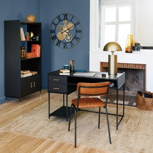 Noční lampička Champi zlatá kovová moderní glamour do ložnice a obýváku Atmosphera 50 cm