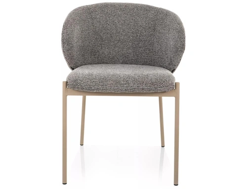 Židle Elsme šedá čalouněná s područkami do jídelny a obýváku