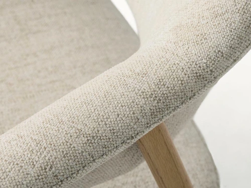 Křeslo do obýváku Elk Harmony 110 pískové skandinávský přírodní dub