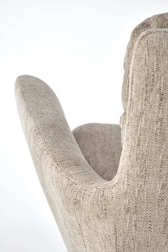 Otočná čalouněná židle Ophelia Intesi béžová s područkami do obýváku a kanceláře