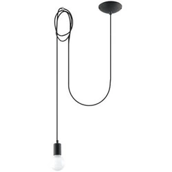 EDISON 1 LONG závěsná lampa černá