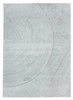 Moderní koberec Sonno White 160x230 černobílý do obýváku snadno čistitelný protiskluzový Carpet Decor