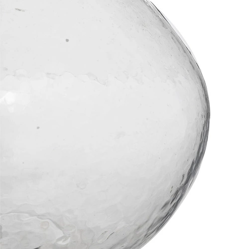 Noční lampička Melly moderní skleněná s bílým stínidlem do ložnice a obývacího pokoje Atmosphera