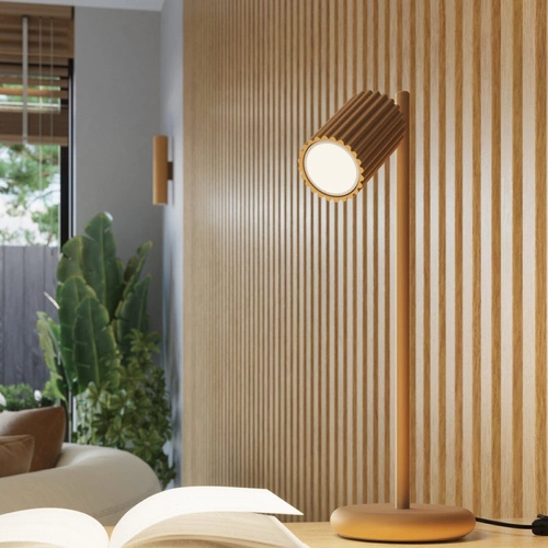 Nástěnná lampa KARBON 30 zlatá moderní s pohyblivým stínidlem do obýváku a ložnice SOLLUX