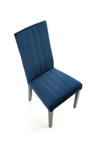 Čalouněná jídelní židle Arizona, modrá, s dřevěnými nohami do jídelny a obýváku Intesi