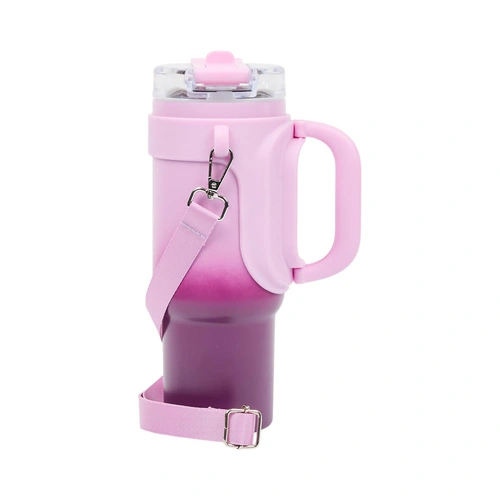 Termohrnek Malibu Intesi 900 ml růžovo-fialový na cesty