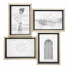 Černý závěsný multirám na 4 fotografie 10x15 Moly moderní Atmosphera