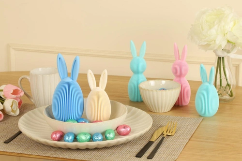 Intesi sada velikonočních modrých vajíček 17 cm dekorace na stůl a okenní parapet