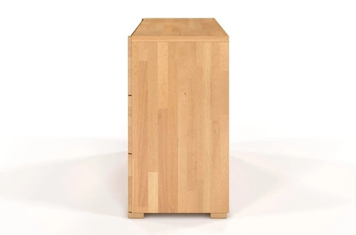 Komoda se zásuvkami Sparta 120 cm buková dřevěná skandinávská do obýváku SKANDICA