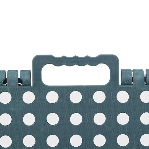 Skládací plastová stolička 39 cm 5five simply smart tyrkysová do kuchyně a koupelny