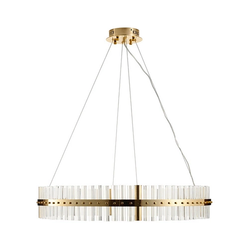 Závěsné LED svítidlo AURA Step into Design zlaté 85 cm do obýváku a nad stůl