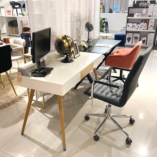 Ergonomická otočná kancelářská židle Winslow černá z ekokůže do kanceláře Actona