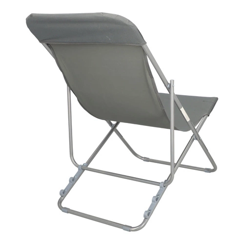 Zahradní lehátko Setuba šedé skládací polohovatelné moderní kovovo-textilní 5five simply smart