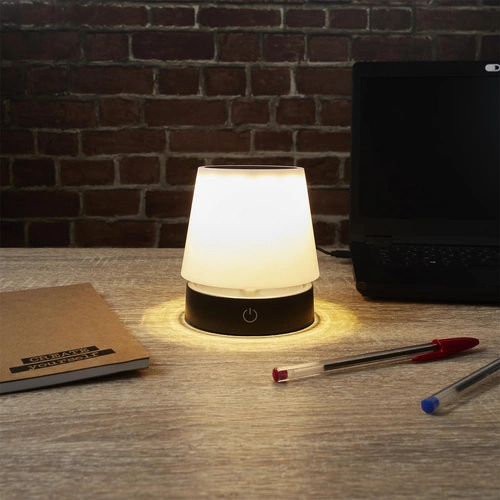 Bezdrátová dotyková noční lampa do ložnice Lumio Intesi s nastavitelnou výškou minimalistická