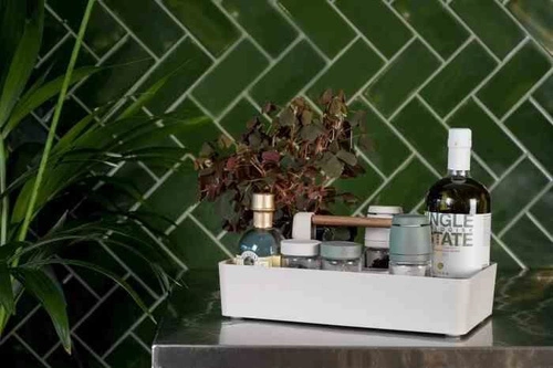 Box z biokompozitu pro mlýnky, bílý