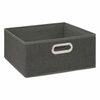 Textilní úložný box do regálu 31x15 cm šedý 5five simply smart s úchytkou moderní