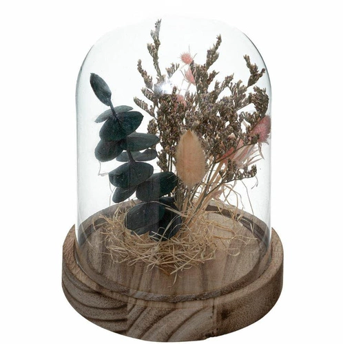 Sušené květiny pod stínidlem Dům