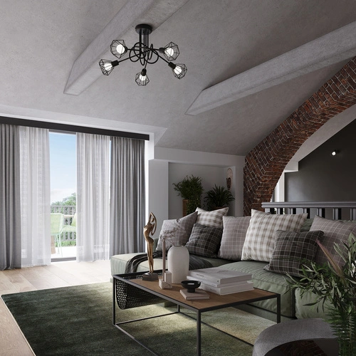 Nástěnná lampa ARTEMIS 1 černá moderní kovová s pohyblivým stínidlem do ložnice a obýváku