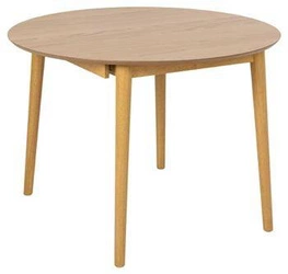 Rozkládací kulatý jídelní stůl Montreux dub přírodní 115–154 cm moderní Actona