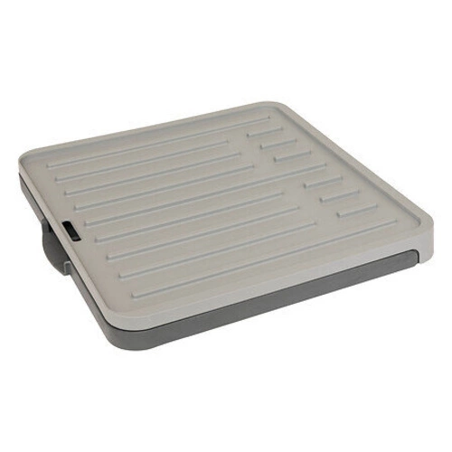 Odkapávač na nádobí šedý 5five simply smart obdélníkový s vyjímatelnou miskou 58 cm