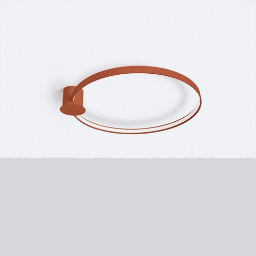 Stropní LED svítidlo RIO 78 červené moderní kulaté do obýváku kuchyně ložnice Thoro