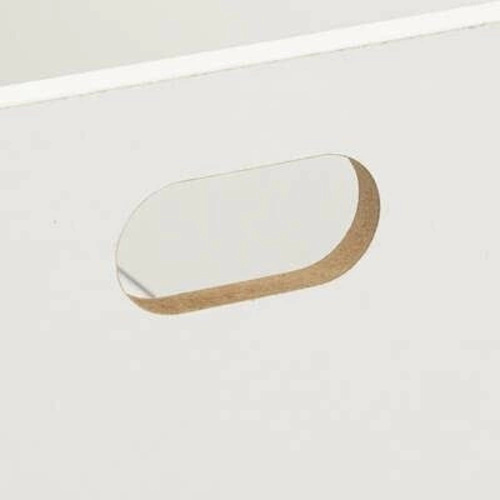 Dřevěná úložná krabice do regálu 15x31 bílá s úchytkou 5five Simply Smart moderní