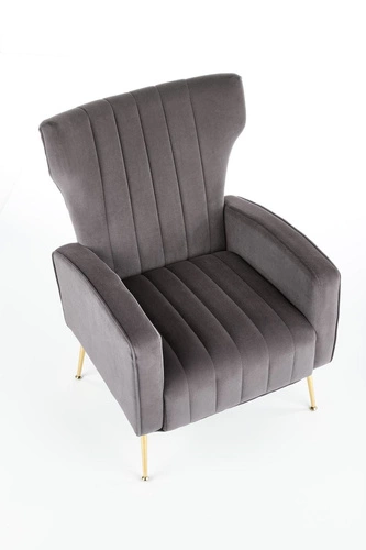 Křeslo Valea lounge šedé