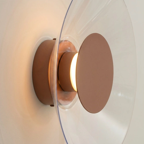 Nástěnné svítidlo ASTRO mocca LED moderní do obývacího pokoje 28 cm