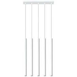 PASTELO 5 závěsná lampa bílá