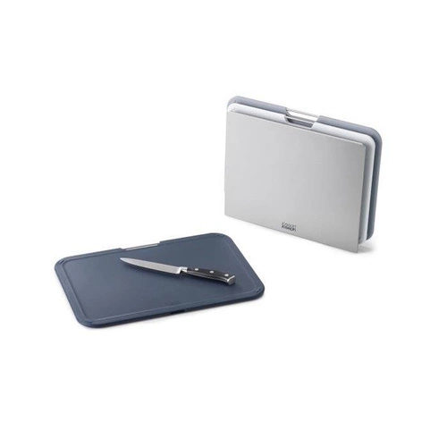 Joseph Joseph Nest sada 3 plastových šedých krájecích prkének do kuchyně