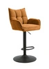 Barová židle Marilla terracotta výškově nastavitelná k kuchyňskému ostrůvku moderní