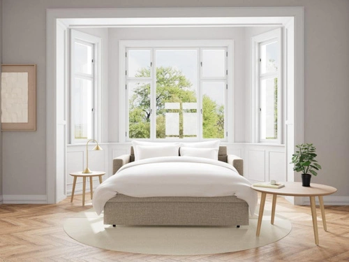 Dvojsedačka s rozkládací funkcí Fleury béžová do obývacího pokoje Actona