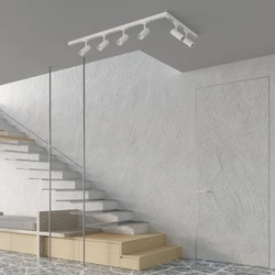 Stropní svítidlo, 6 spotů, 3fázový kolejnicový systém, TORN 57W LED 3000K