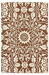 Venkovní koberec St. James Ceiling 160x230 béžovo-hnědý klasický na terasu a balkon snadno čistitelný