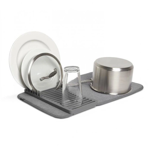 Sušák na nádobi, mini, šedý, UDRY