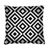 Dekorační sametový polštář Squares Intesi 40x40 cm moderní antialergenní do obýváku