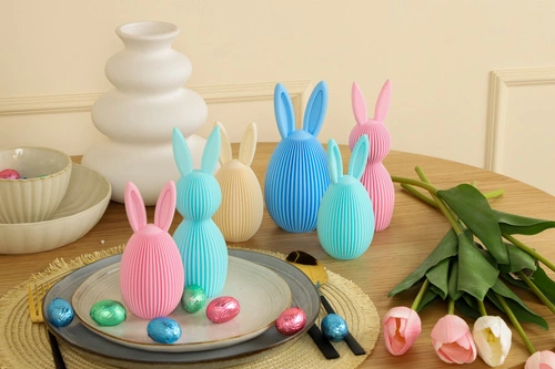 Umělý žlutý tulipán Atmosphera 48 cm realistická moderní květina do vázy obývacího pokoje