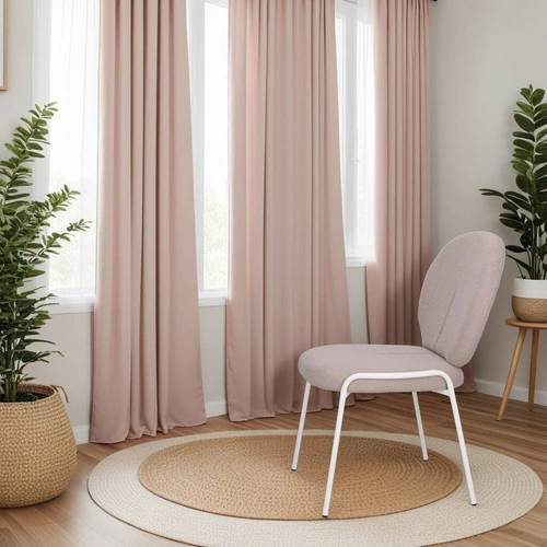 Čalouněná židle Bianco šedá boucle do jídelny a obýváku s bílými kovovými nohami