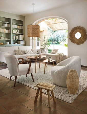 Dekorační polštář Macrame Atmosphera boho bavlněný do obýváku a ložnice 40x40 cm