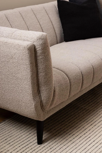 Sedačka Tampa 3místná béžová bouclé moderní do obýváku na vysokých nohách Actona
