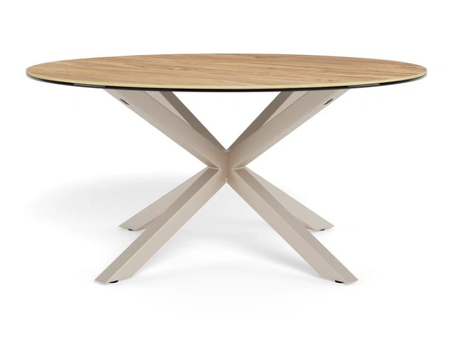 Konferenční stolek Heaven kulatý 82 cm do obývacího pokoje dub přírodní