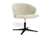 Křeslo Ella otočné béžové moderní do obýváku a jídelny