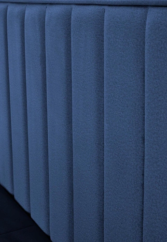 Čalouněná postel Renji 160x200 modrá s úložným prostorem moderní do ložnice